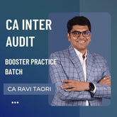 CA Inter Audit | Booster Practice Batch by CA Ravi Taori | For Jan 26 Exams